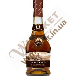 Коньяк Корона Криму 5 зір. 40% об. 0,5л.