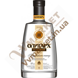 Водка особая "Олигарх Особенный" 40% 0,5л40% 0,5л по доступной цене с доставкой вся Украина