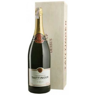 Шампанское Champagne Taittinger белое Brut Reserve wood box, 3л с доставкой вся Украина