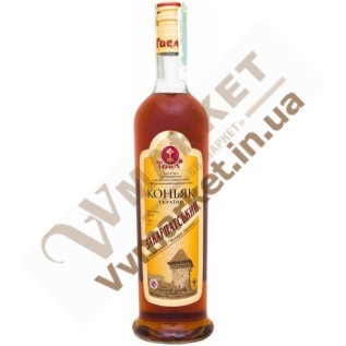 Коньяк "Закарпатський" чотири зірки 0,5л УКЗ с доставкой вся Украина