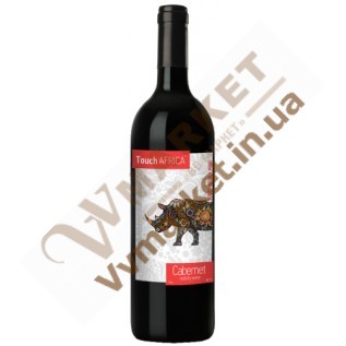 Вино Touch Africa Каберне (CABERNET), красное сухое, 0,75л​ с доставкой вся Украина