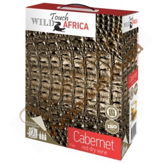 Вино Touch Africa Каберне (CABERNET), красное сухое, BOX 2л​ с доставкой вся Украина