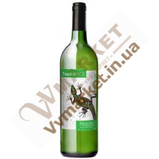 Вино Touch Africa Москато (MOSCATO), белое полусладкое, 0.75л​ с доставкой вся Украина