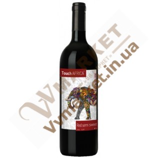 Вино Touch Africa красное полусладкое (RED SEMI SWEET), 0,75л​ с доставкой вся Украина