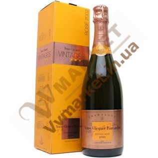 Шампанское Вивье Клико (Veuve Clicquot) брют розе, 0.75л в коробке, Франция с доставкой вся Украина