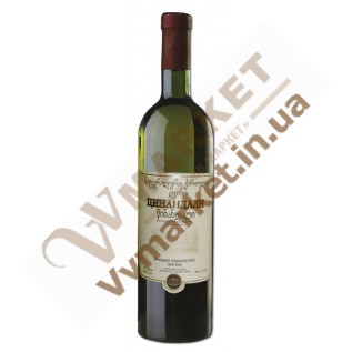 Вино Цинандали "Заря Кахетии", белое сухое, 0.75л с доставкой вся Украина